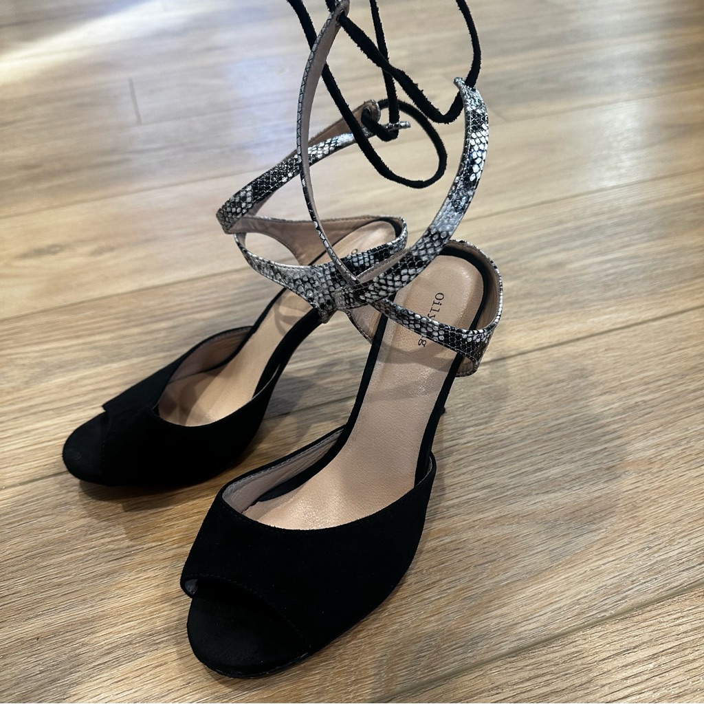 Oilyong Stiletto High Heel Dress Sandals Size: 7 Women’s